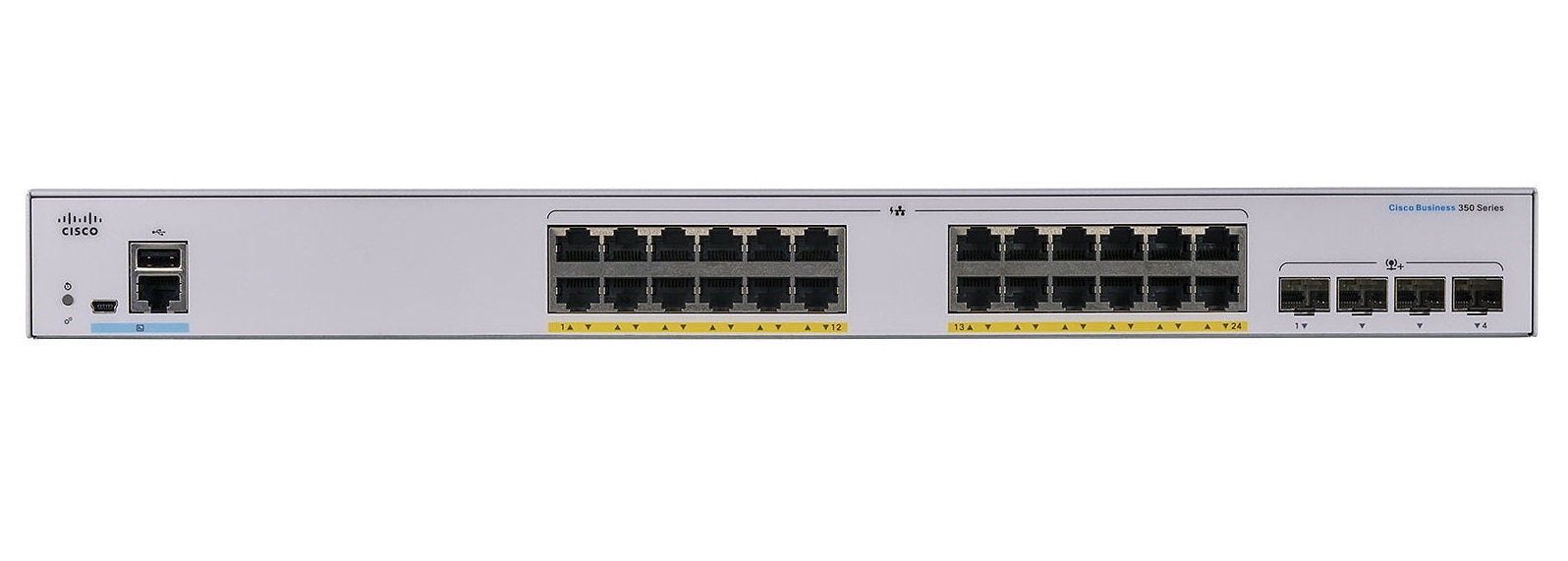 Cisco CBS350 24 ports Gigabit PoE+ 195W with 4 SFP...