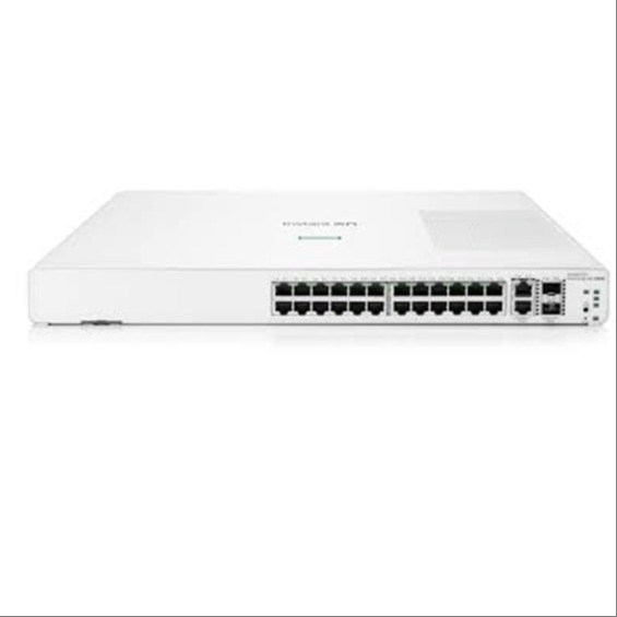 HPE Networking Instant On JL806A, 1960 Series 24 Port Giga with 2 x 10G SFP+ and 2 x 10G Coper Uplink Port Switch